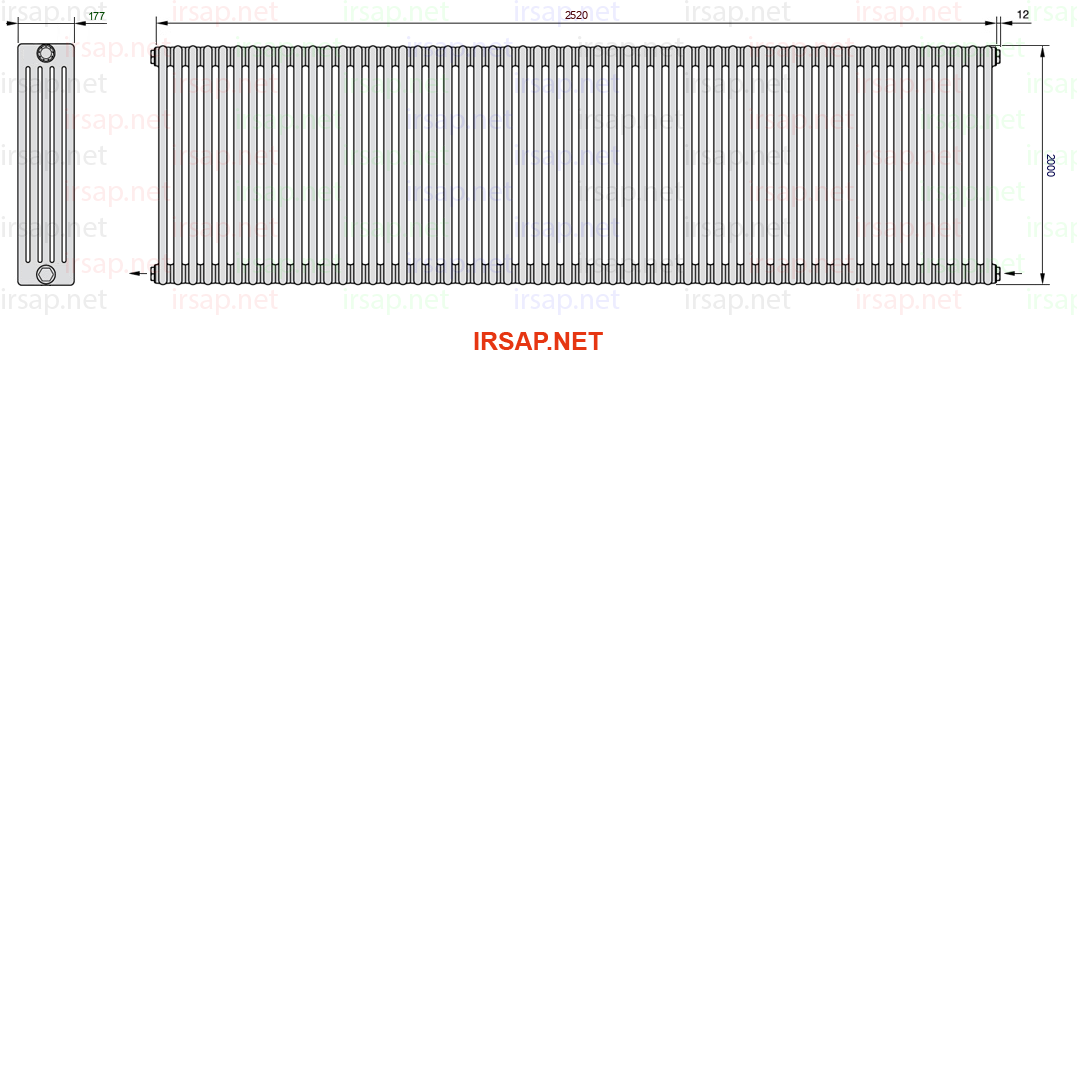 Радиатор IRSAP Tesi 52000/56 T08 CL 01